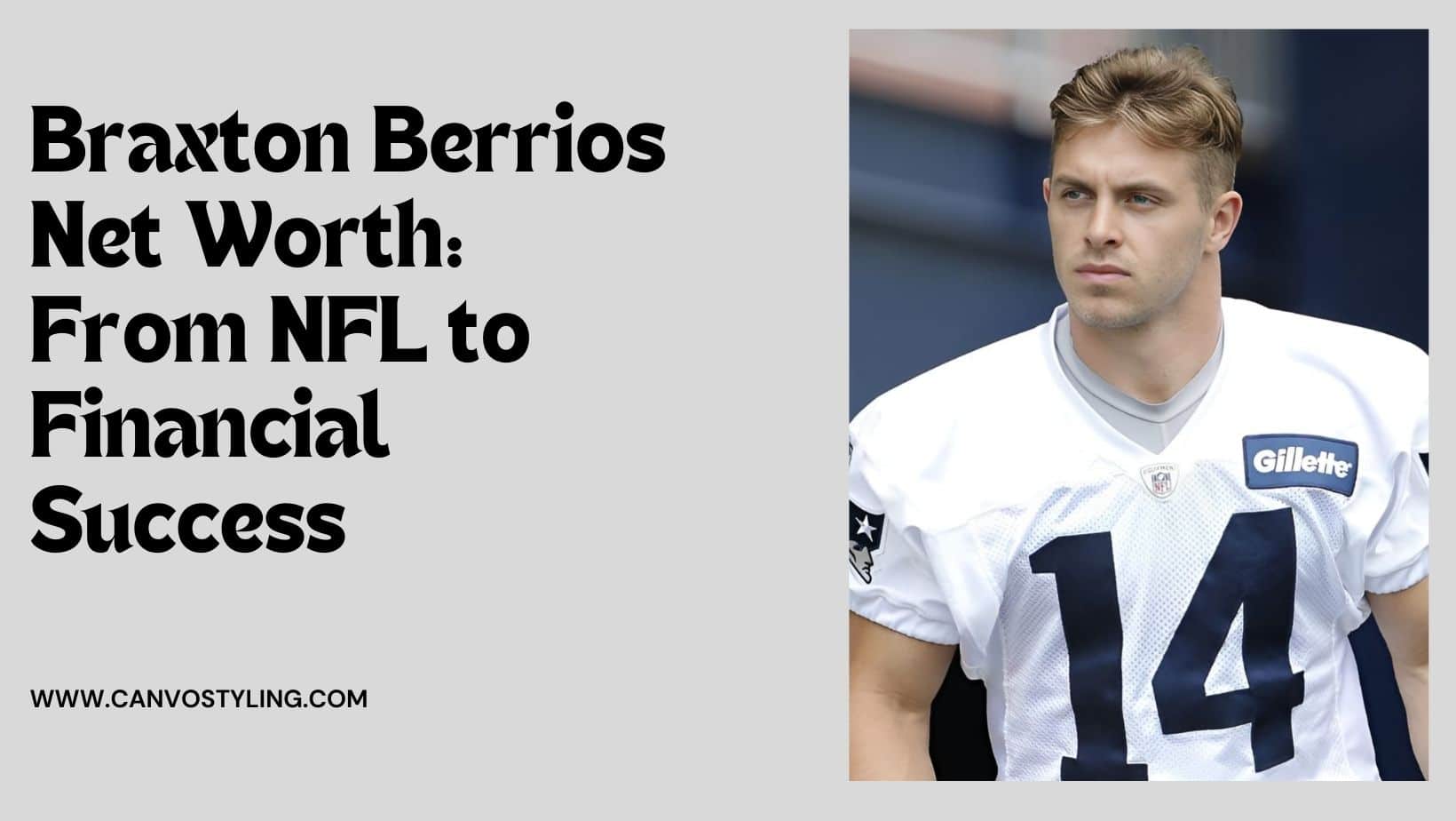 Braxton Berrios Net Worth From NFL to Financial Success