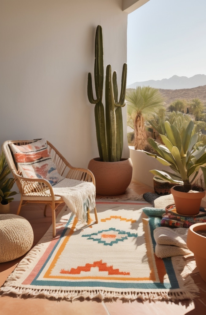 1. Rugs Outside? Yep. Totally a Thing Now.
Living Room and Dinning Ideas
