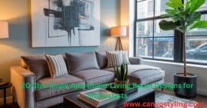 Read more about the article 20 Small Apartment Living Room Designs for Enthusiasts