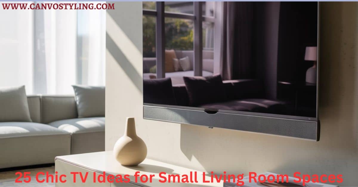 Read more about the article 25 TV Ideas for Small Living Room Spaces