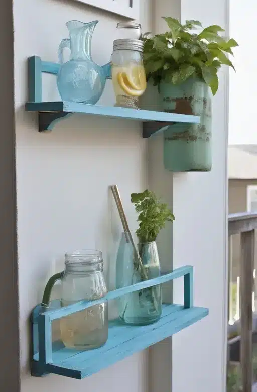 Install a Shelf Just for Drinks and Daydreams.
Living Room and Dinning Ideas