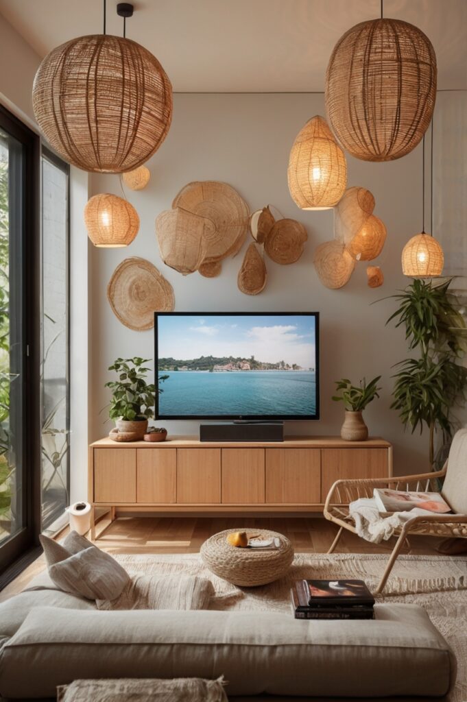 Let the TV Double as Decor
Chic TV Ideas for Small Living Room Spaces