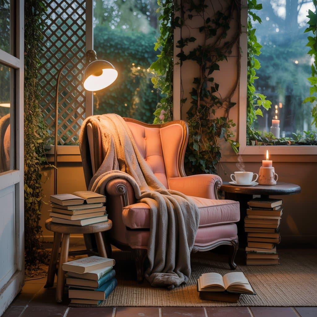 . Make a Reading Corner That’s Too Comfortable.
Living Room and Dinning Ideas