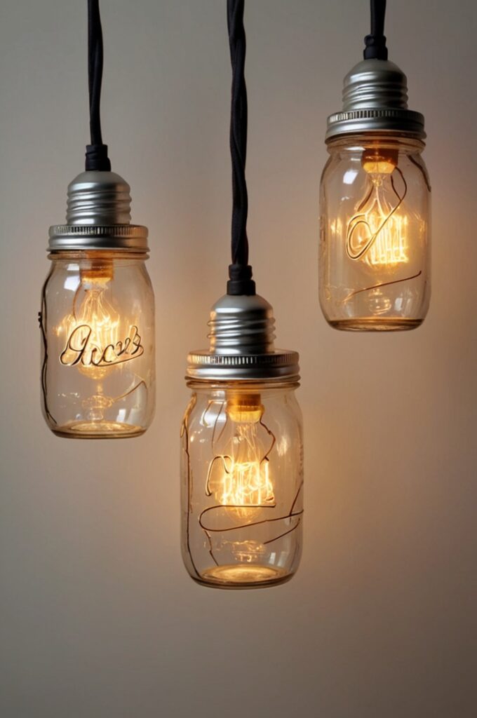 Mason Jar Lights Because Lightbulbs Deserve a Little Nostalgia