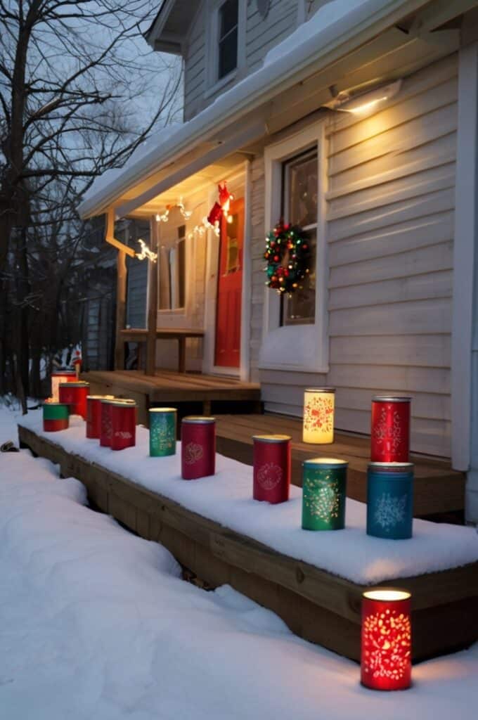 Tin Can Lanterns with Personality
