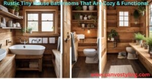 Read more about the article Rustic Tiny House Bathrooms That Are Cozy & Functional