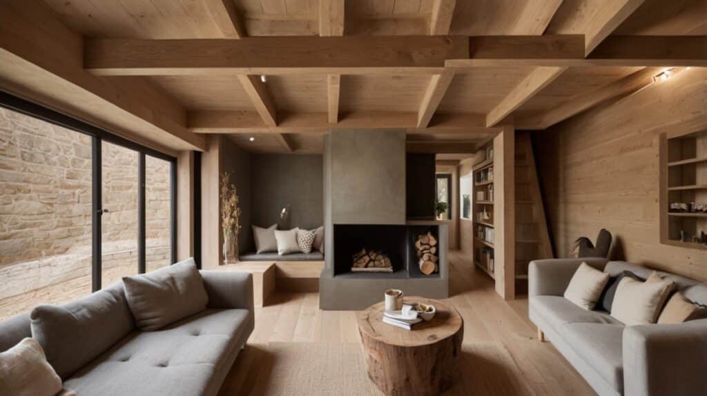 Exposed Wood Beams That Whisper 'I Got History'